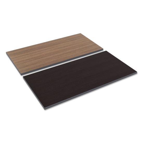 Reversible Laminate Table Top, Rectangular, 47.63w x 23.63d, Espresso/Walnut1