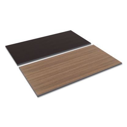 Reversible Laminate Table Top, Rectangular, 59.38w x 29.5d, Espresso/Walnut1