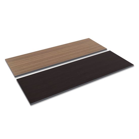 Reversible Laminate Table Top, Rectangular, 71.5w x 23.63d, Espresso/Walnut1