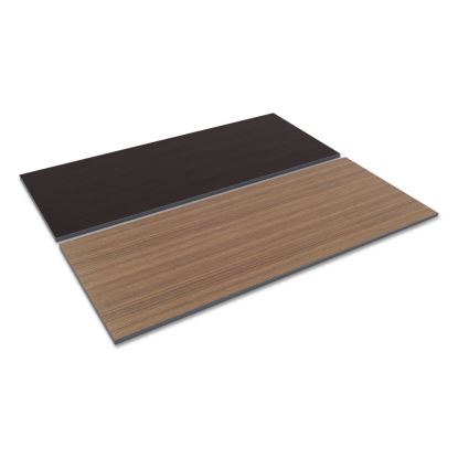 Reversible Laminate Table Top, Rectangular, 71.5w x 29.5d, Espresso/Walnut1