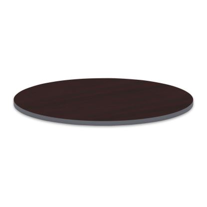 Reversible Laminate Table Top, Round, 35.38w x 35.38d, Medium Cherry/Mahogany1