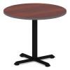 Reversible Laminate Table Top, Round, 35.38w x 35.38d, Medium Cherry/Mahogany2