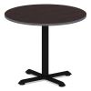 Reversible Laminate Table Top, Round, 35.38w x 35.38d, Espresso/Walnut1