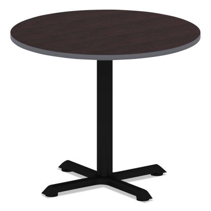 Reversible Laminate Table Top, Round, 35.38w x 35.38d, Espresso/Walnut1