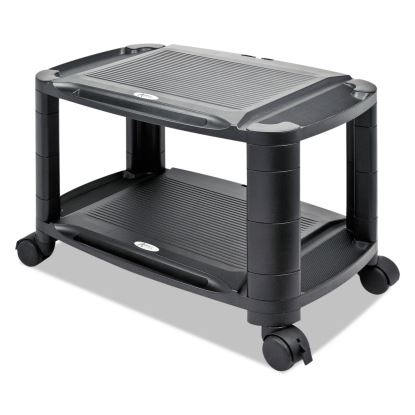 3-in-1 Storage Cart and Stand, 21.63w x 13.75d x 24.75h, Black/Gray1