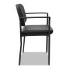 Alera Sorrento Series Ultra-Cushioned Stacking Guest Chair, Supports Up to 275 lb, Black, 2/Carton2