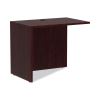 Alera Valencia Series Reversible Return/Bridge Shell, 35w x 23.63d x 29.5h, Mahogany1