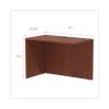 Alera Valencia Series Reversible Return/Bridge Shell, 42w x 23.63d x 29.5h, Medium Cherry2