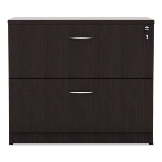 Alera Valencia Series Lateral File, 2 Legal/Letter-Size File Drawers, Espresso, 34" x 22.75" x 29.5"1