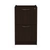 Alera Valencia Series Full Pedestal File, Left or Right, 2 Legal/Letter-Size File Drawers, Espresso, 15.63" x 20.5" x 28.5"1