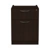 Alera Valencia Series Hanging Pedestal File, Left/Right, 2-Drawers: Box/File, Legal/Letter, Espresso, 15.63" x 20.5" x 19.25"1