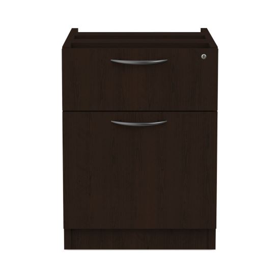 Alera Valencia Series Hanging Pedestal File, Left/Right, 2-Drawers: Box/File, Legal/Letter, Espresso, 15.63" x 20.5" x 19.25"1