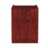 Alera Valencia Series Hanging Pedestal File, Left/Right, 2-Drawers: Box/File, Legal/Letter, Mahogany, 15.63" x 20.5" x 19.25"1