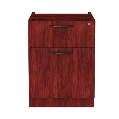 Alera Valencia Series Hanging Pedestal File, Left/Right, 2-Drawers: Box/File, Legal/Letter, Mahogany, 15.63" x 20.5" x 19.25"1