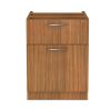 Alera Valencia Series Hanging Pedestal File, Left/Right, 2-Drawer: Box/File, Legal/Letter, Modern Walnut,15.63 x 20.5 x 19.251