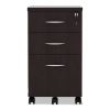 Alera Valencia Series Mobile Pedestal File, Left/Right, 3-Drawer: Box/Box/File, Legal/Letter, Espresso, 15.88 x 20.5 x 28.382