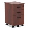 Alera Valencia Series Mobile Pedestal File, Left/Right, 3-Drawer: Box/Box/File, Legal/Letter, Cherry, 15.88" x 20.5" x 28.38"1