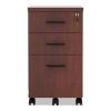 Alera Valencia Series Mobile Pedestal File, Left/Right, 3-Drawer: Box/Box/File, Legal/Letter, Cherry, 15.88" x 20.5" x 28.38"2