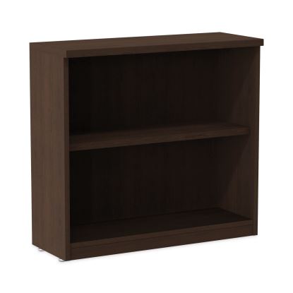 Alera Valencia Series Bookcase, Two-Shelf, 31.75w x 14d x 29.5h, Espresso1