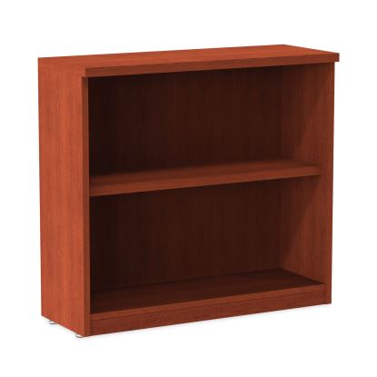 Alera Valencia Series Bookcase, Two-Shelf, 31.75w x 14d x 29.5h, Med Cherry1