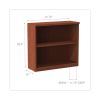 Alera Valencia Series Bookcase, Two-Shelf, 31.75w x 14d x 29.5h, Med Cherry2