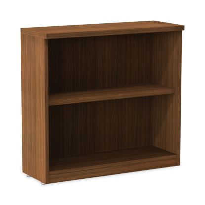 Alera Valencia Series Bookcase,Two-Shelf, 31 3/4w x 14d x 29 1/2h, Modern Walnut1