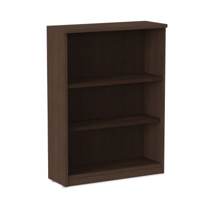 Alera Valencia Series Bookcase, Three-Shelf, 31.75w x 14d x 39.38h, Espresso1