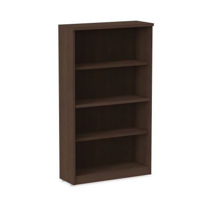 Alera Valencia Series Bookcase, Four-Shelf, 31.75w x 14d x 54.88h, Espresso1