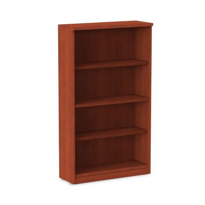 Alera Valencia Series Bookcase, Four-Shelf, 31 3/4w x 14d x 54 7/8h, Medium Cherry1
