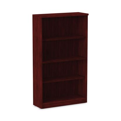 Alera Valencia Series Bookcase, Four-Shelf, 31.75w x 14d x 54.88h, Mahogany1