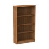 Alera Valencia Series Bookcase, Four-Shelf, 31.75w x 14d x 54.88h, Modern Walnut1