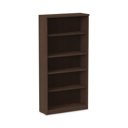 Alera Valencia Series Bookcase, Five-Shelf, 31.75w x 14d x 64.75h, Espresso1