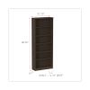 Alera Valencia Series Bookcase, Six-Shelf, 31 3/4w x 14d x 80 1/4h, Espresso2