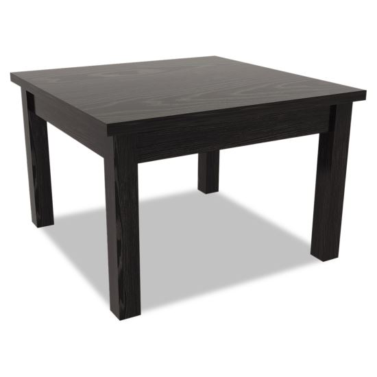 Alera Valencia Series Occasional Table, Rectangle, 23.63w x 20d x 20.38h, Black1