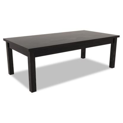 Alera Valencia Series Occasional Table, Rectangle, 47.25w x 19.13d x 16.38h, Black1