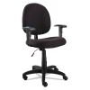 Alera Essentia Series Swivel Task Chair with Adjustable Arms, Supports Up to 275 lb, 17.71" to 22.44" Seat Height, Black1