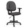 Alera Essentia Series Swivel Task Chair with Adjustable Arms, Supports Up to 275 lb, 17.71" to 22.44" Seat Height, Black2