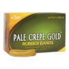 Pale Crepe Gold Rubber Bands, Size 33, 0.04" Gauge, Golden Crepe, 1 lb Box, 970/Box2