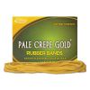 Pale Crepe Gold Rubber Bands, Size 117B, 0.06" Gauge, Crepe, 1 lb Box, 300/Box2