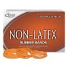 Non-Latex Rubber Bands, Size 19, 0.04" Gauge, Orange, 1 lb Box, 1,440/Box2