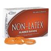 Non-Latex Rubber Bands, Size 54 (Assorted), 0.04" Gauge, Orange, 1 lb Box, Band-Count Varies2