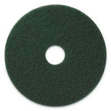 Scrubbing Pads, 17" Diameter, Green, 5/Carton1