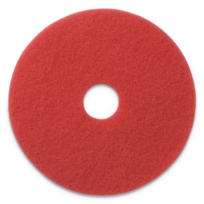 Buffing Pads, 20" Diameter, Red, 5/Carton1