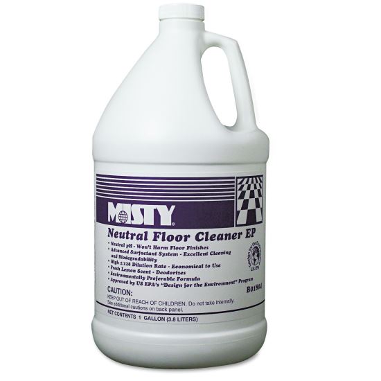 Neutral Floor Cleaner EP, Lemon, 1 gal Bottle1