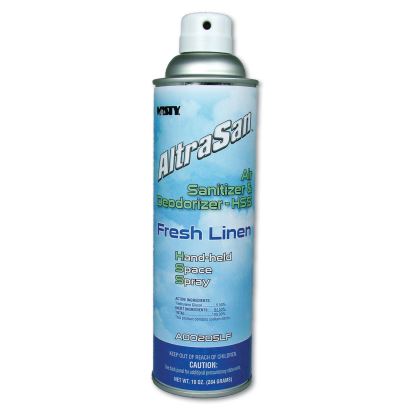 Handheld Air Sanitizer/Deodorizer, Fresh Linen, 10 oz Aerosol Spray, 12/Carton1