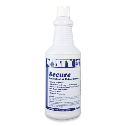 Secure Hydrochloric Acid Bowl Cleaner, Mint Scent, 32oz Bottle, 12/Carton1