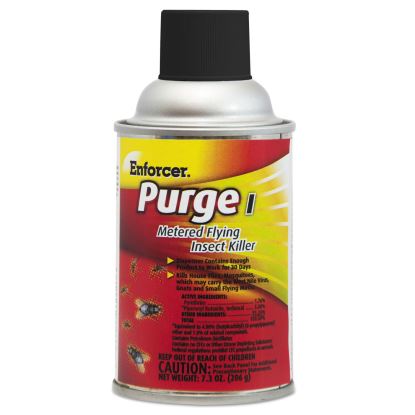 Purge I Metered Flying Insect Killer, 7.3 oz Aerosol Spray, Unscented, 12/Carton1