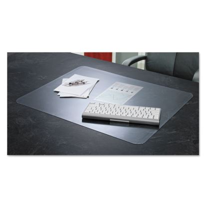 KrystalView Desk Pad with Antimicrobial Protection, 22 x 17, Matte Finish, Clear1