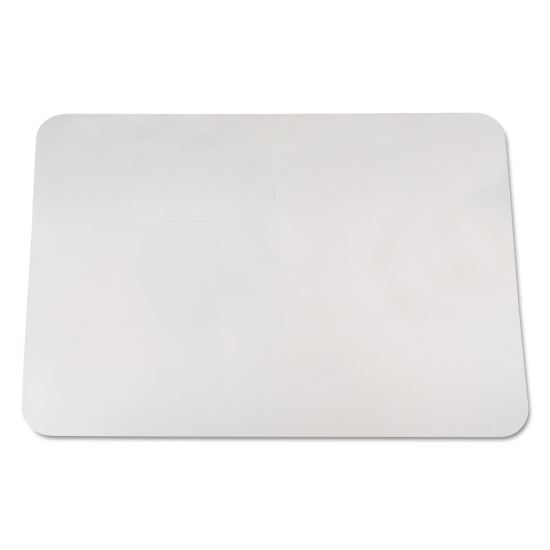 KrystalView Desk Pad with Antimicrobial Protection, Glossy Finish, 36 x 20, Clear1