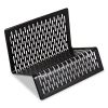 Urban Collection Punched Metal Business Card Holder, Holds 50 2 x 3.5 Cards, Perforated Steel, Black2